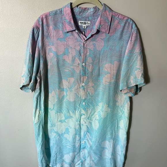 NWT Endless Summer Tropical Hawaiian Shirt Rayon size M - Picture 1 of 3
